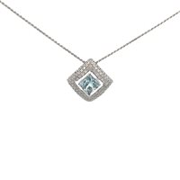Collana Cianfrone Gioielli Donna in Oro Acquamarina 2.5 Ct COOR-46-198 - COOR-46-198